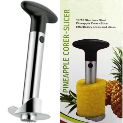 Fruit Pineapple Corer Slicer Peeler Cutter Parer Knife Kitchen Tool Stainless[010177]